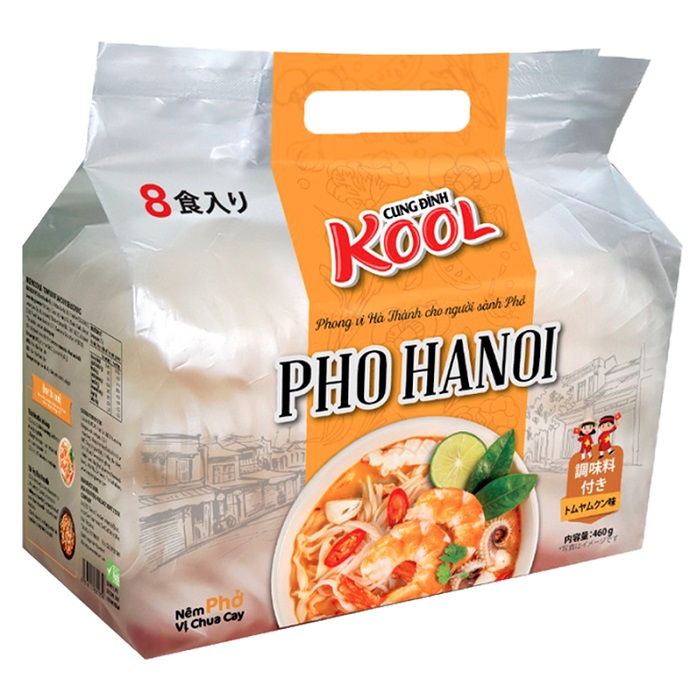 KOOL Pho Hanoi gusto Tom Yum Shrimp -Cung Dinh 460g (8 porzioni)
